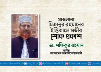 চলে গেলেন মাওলানা মিজানুর রহমান