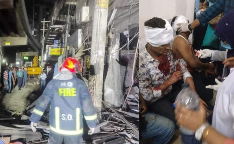 রাজধানীর মগবাজারে বিস্ফোরণ ও ভবন ধ্বসে জান মালের ক্ষয়ক্ষতিতে উদ্বেগ এবং হতাহতের প্রতি শোক ও সমবেদনা প্রকাশ