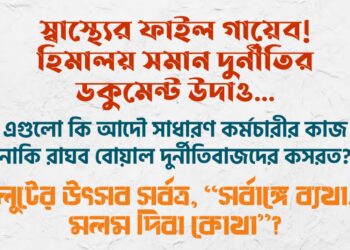 লুটের উৎসব সর্বত্র, ‘সর্বাঙ্গে ব্যথা, মলম দিবা কোথা’?