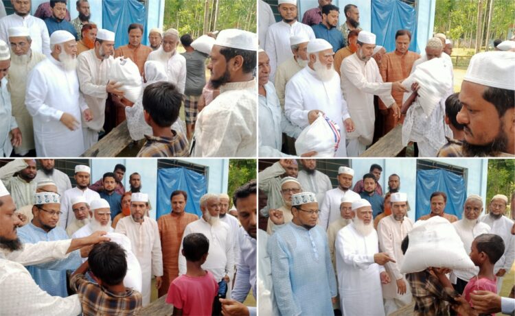 বন্যার্ত পানিবন্দি মানুষের পাশে দাঁড়ানো আমাদের ঈমানী দায়িত্ব