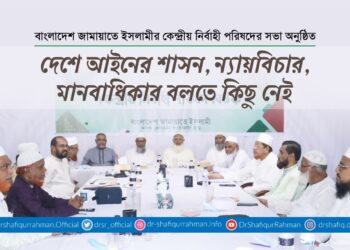 দেশে আইনের শাসন, ন্যায়বিচার, মানবাধিকার বলতে কিছু নেই