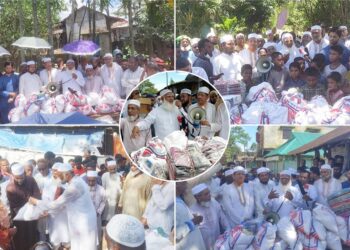 ঈদের ২য় দিনে দিনভর সিলেটের কোম্পানীগঞ্জ উপজেলার বিভিন্ন এলাকায় বন্যা কবলিত মানুষের মাঝে আমীরে জামায়াতের খাদ্য ও উপহার সামগ্রী বিতরণ