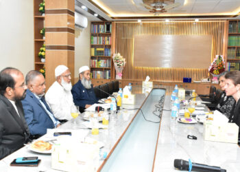 আমীরে জামায়াতের সাথে জাতিসংঘ প্রতিনিধি দলের সৌজন্য সাক্ষাৎ